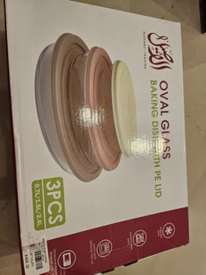 طقم جاطاات للخبيز  مع غطا بلاستيك طقم فطور صباحو  موزع عصير زجاجي