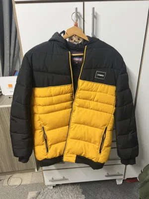 جاكيت مبطن فرو ثقيل