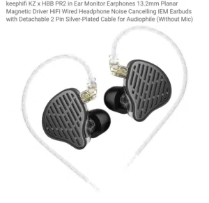 KZ x HBB PR2 In-Ear Monitor gaming Earphones with Detachable 2-Pin Cable