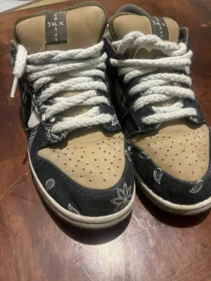 بوت اصلي Nike SB Dunk Low Travis مستعمل استعمال خفيف اصلي ميه بل ميه مريح نمرة 41 بيزبط 42