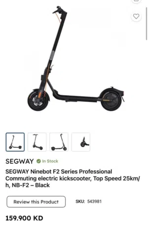 Segway Ninebot Electric Scooter