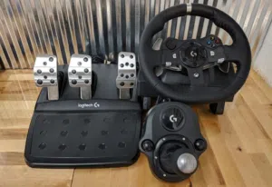 logitech G920 steering with paddles + Gear Shiftet