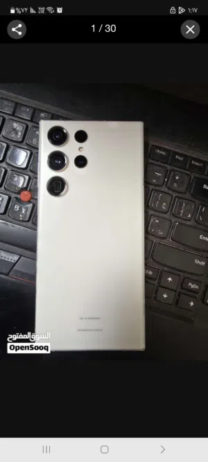 سامسونج جالاكسي s23 الترا ذاكره داخليه 512جيجا ورام 12 يدعم 120فريم شريحة الكتروني