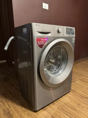 LG Front Load Washer 6KG , Direct Drive Motor, 6 Motion, Silver Color