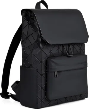 Shock Absorbing Waterproof Laptop Backpack with shoulder strap 15.6” -Black حقيبة شنتة لابتوب