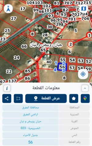 ارض للبيع دونمين واحد عشر متر