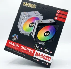 مبرد معالج احترافي MASS MA-S4000 ARGB – تبريد مثالي لتجميعتك البيضاء!
