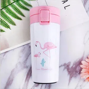 Flamingo Thermos pour tasses à café en acier inoxydable