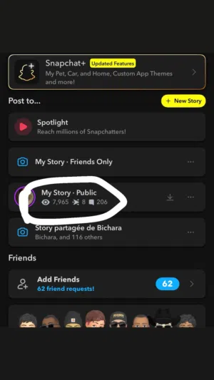 سناب للبيع حساب متفاعل
