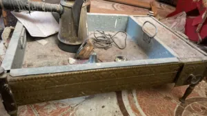 منقل نحاس مع دلتين ومصبين نحاس اصلي