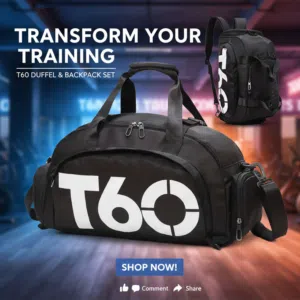 حقيبة T60 متعددة الاستعمال لسفر و رحلات - Sport T60