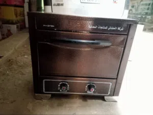 الفرن الحشاش البيبى بيتحط ع الرخامة سمك الصاج والبلاكة 5ملى مقاس 60×45 شعلة فوق وتحت