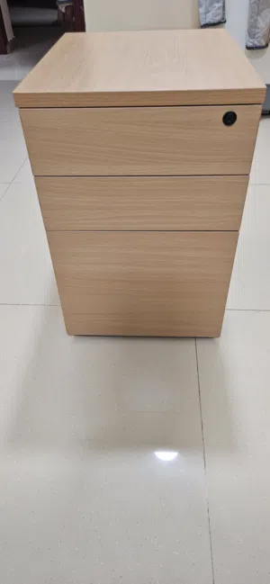 side table 3 drawer good condition