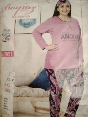 بجامات كم طويل مقاسات كبيرة /متوفر تركي ومتوفر صيني