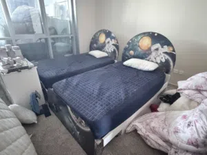 2-Single Beds and Dresser for Kids