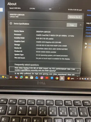 لاب توب نوع Dell