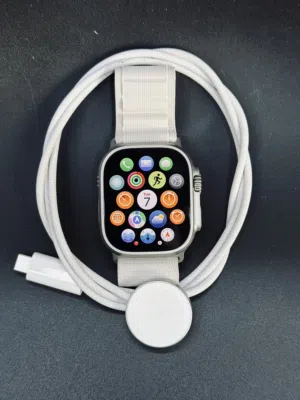 Apple watch ultra 1 49mm 5 month under warranty with no box charger available.