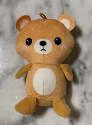 Cute Orange Bear Plush