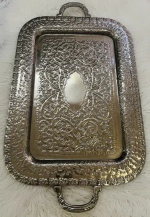 صينية تقديم حجم كبير