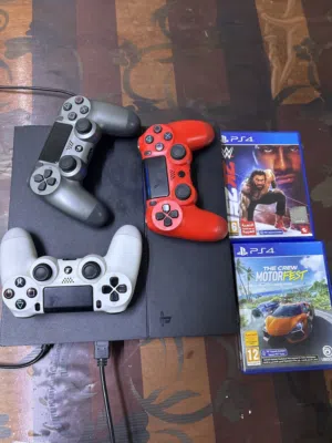 PlayStation 4 1TB for sale in good condition with cd and controllers