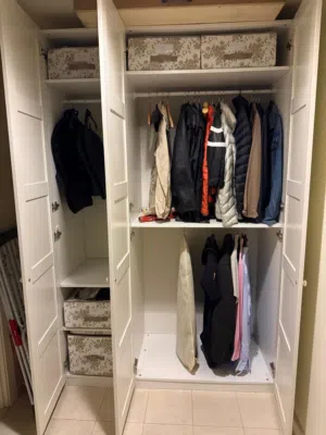 White Storage Closet