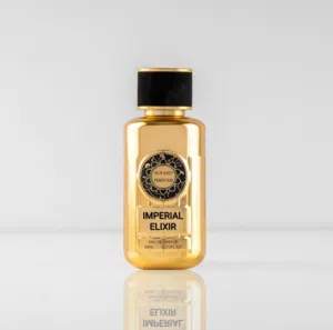 Imperial Elixir – إمبريال إليكسير (الأخضر الغامق) الطابع شرقي – خشبي – فخم عطر ثقيل، رجالي بامتياز،