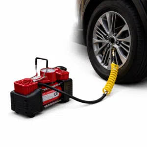 كمبريسر هواء محمول Bihart للسيارة 12V – ضغط قوي حتى 150 PSI