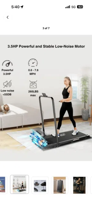 Treadmill for cardio strength