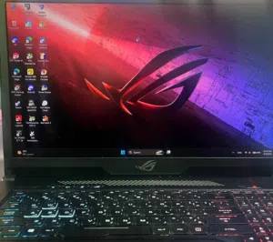 لابتوب asus rog strix gaming , gtx 1070 8g