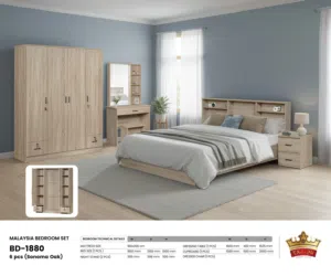 BEDROOM SET MADE BY MALAYSIA WATER PROOF WOOD JOORI FURNITURE SEEB MUSCAT OMAN CONTACT NUMBER