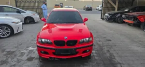 BMW SERIES 3 RED 2002.KOREAN SPECS SMALL ACCIDENT,V6  WBAEV51092PE00863