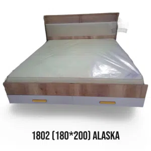 سرير شخصين 200 في 180 مع الدوشق الطبي Bed 200 by 180 with mattresses