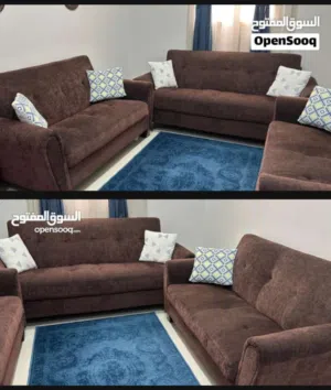 كنب مجلس رمادي من ديموس 11 شخص كنب بني 7 أشخاص من مفروشات العمر