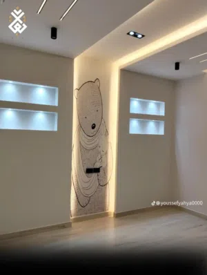 كادر كامل من الخلفة جبسن بورد دقه في لعمل وسرعة Complete back panel, gypsum board, precise workmansh