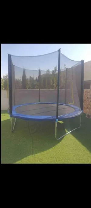 ترامبولين 3 متر فاخر جدا قوة ومتانة جودة نخب اول فعلي نظام تي اصلي مميز جدا