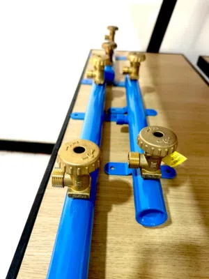 صمامات واقفال أنابيب الغاز بجميع الأحجام Gas pipe valves and shut-offs of all sizes