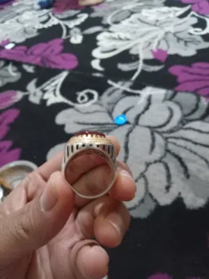 خاتم فضة ايطالي