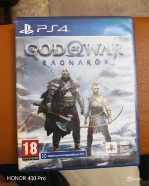 لعبة God of war ragnarok على جهاز بلايستيشن 4