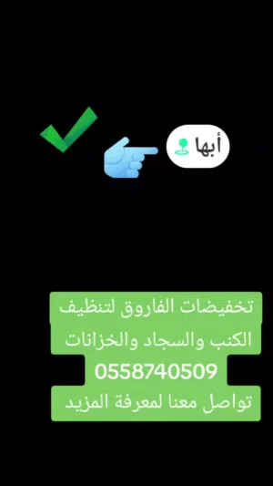 شركة تنظيف منازل وكنب وسجاد بخميس مشيط وتنظيف خزانات ومكافحة حشرات بخميس مشيط