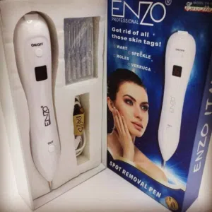 جهاز ازاله النمش و البقع والشامات والبثور و الثواليل والزوائد اللحميه من انزو جهاز البلازماج