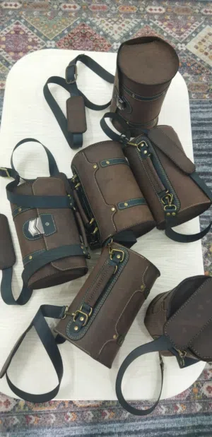 شنط ستاتي جلد طبيعي