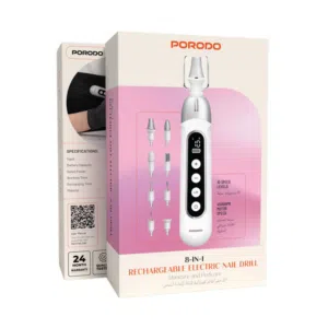 آلة حفر أظافر كهربائية قابلة لإعادة الشحن 8في1