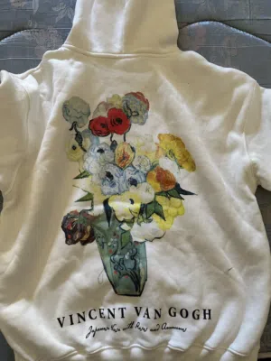 Pull and Bear Hoodie Vincent van Gogh Collaboration Original