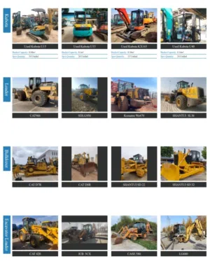 معدات ثقيله للبيع