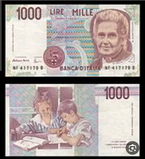 1000 ليرة ايطالى 1990