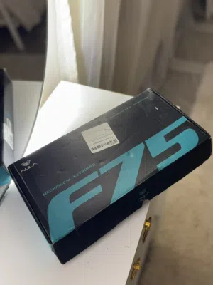 كيبورد (aula F75 (2.5gz+wired+bluetooth يدعم pc +كونسل + موبايل (جديد)