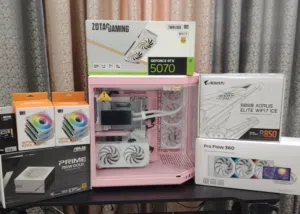 R7 9800x3D RTX 5070 ASUS B850 AORUS ICE