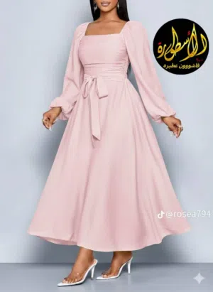 فستان كتان سعودى