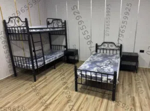 تخت حديد مفرد ومفرد ونص ومجوز بعدة الألوان والتصاميم عصريه موديلات 2026  تتوفر لدينا خدمة التوصيل