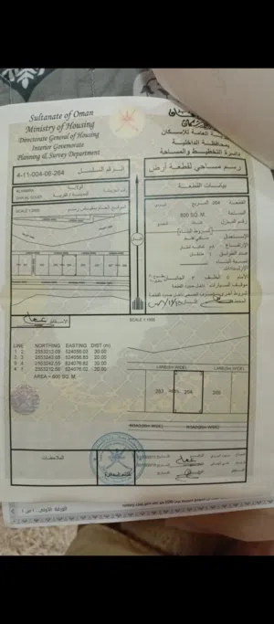 للبيع ارض سكني السودى ولاية الحمراء